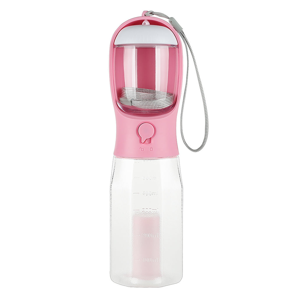 3-in-1 Portable Pet Water Bottle and Feeder