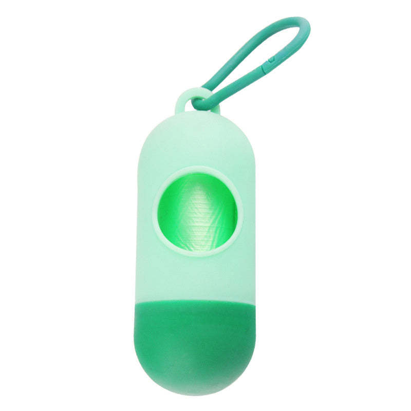 Dog Poop Bag Holder with Hook, Waste Bag Dispenser