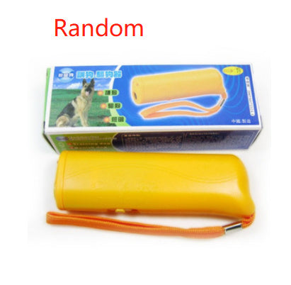 3-in-1 Ultrasonic Dog Trainer with LED Flashlight