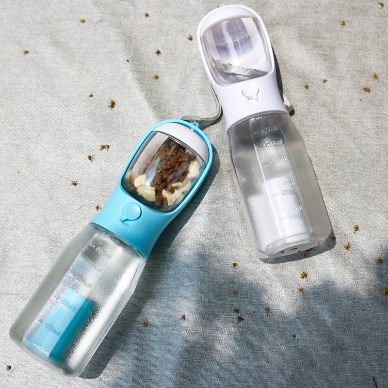 3-in-1 Portable Pet Water Bottle and Feeder