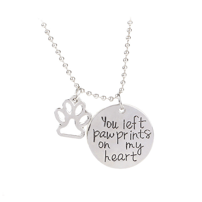 Dog paw pendant