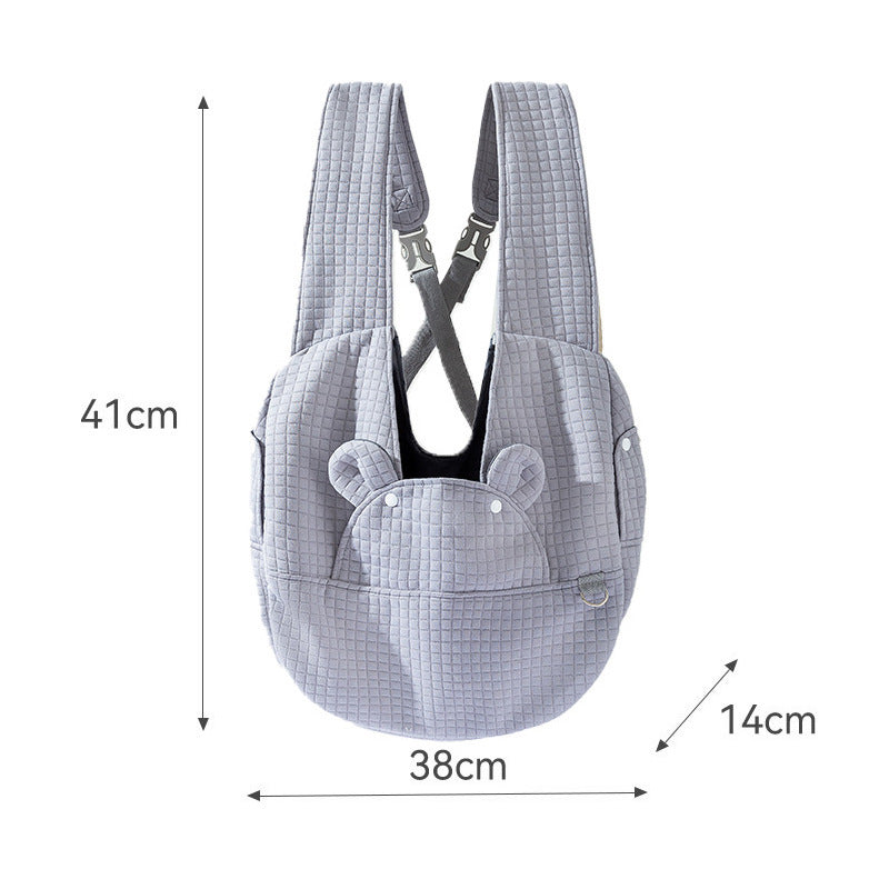 Breathable Dog Backpack, Cross Design Pet Carrier