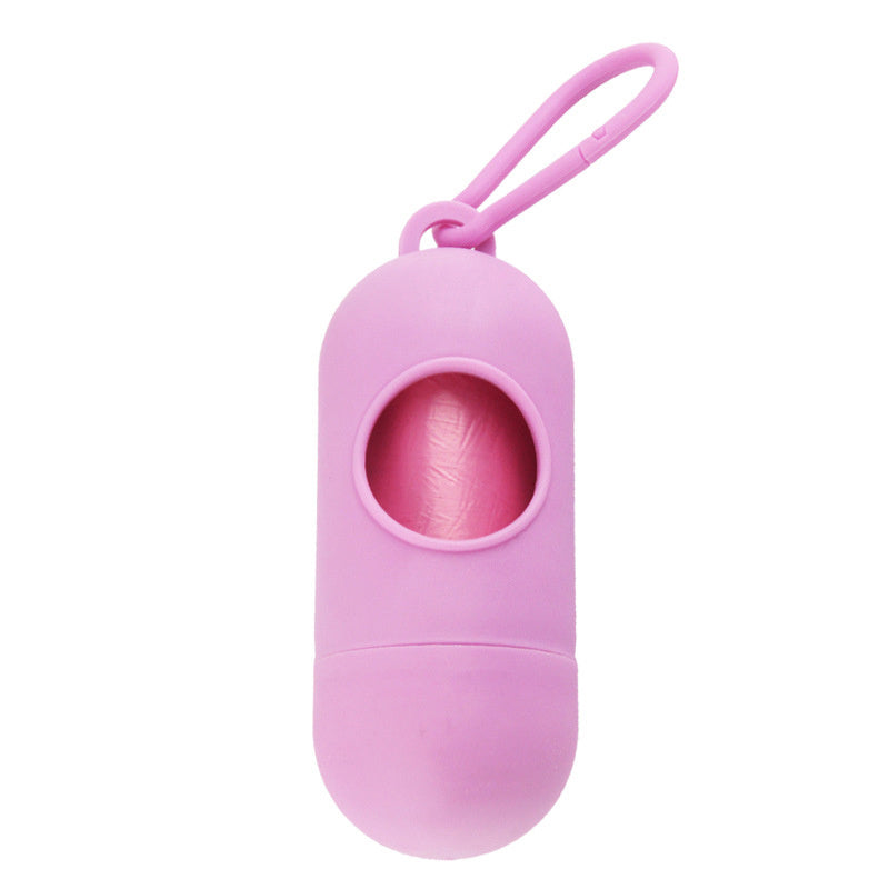 Dog Poop Bag Holder with Hook, Waste Bag Dispenser