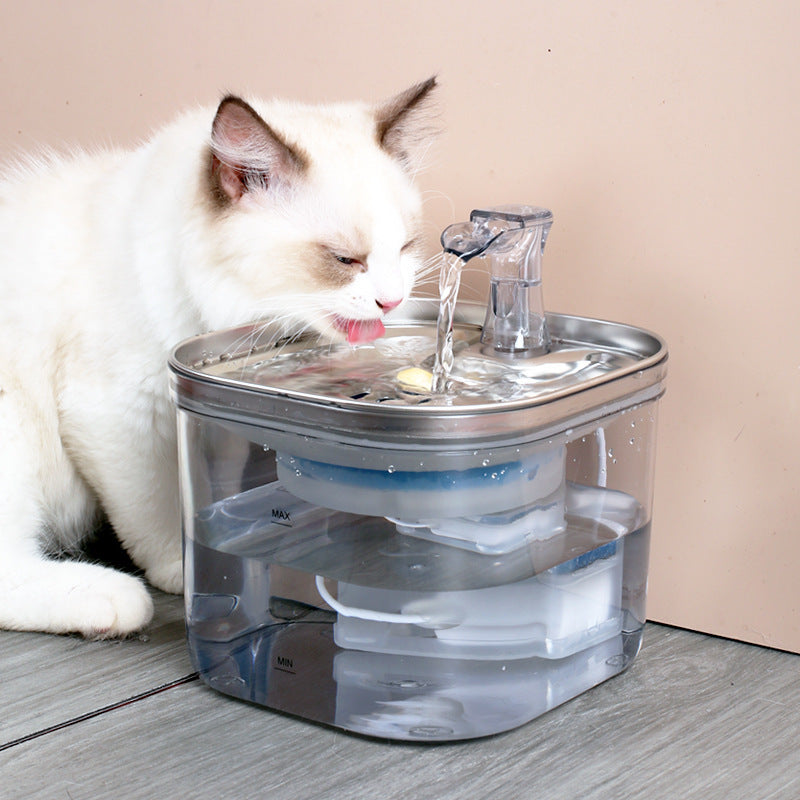 Stainless Steel Automatic Pet Water Fountain