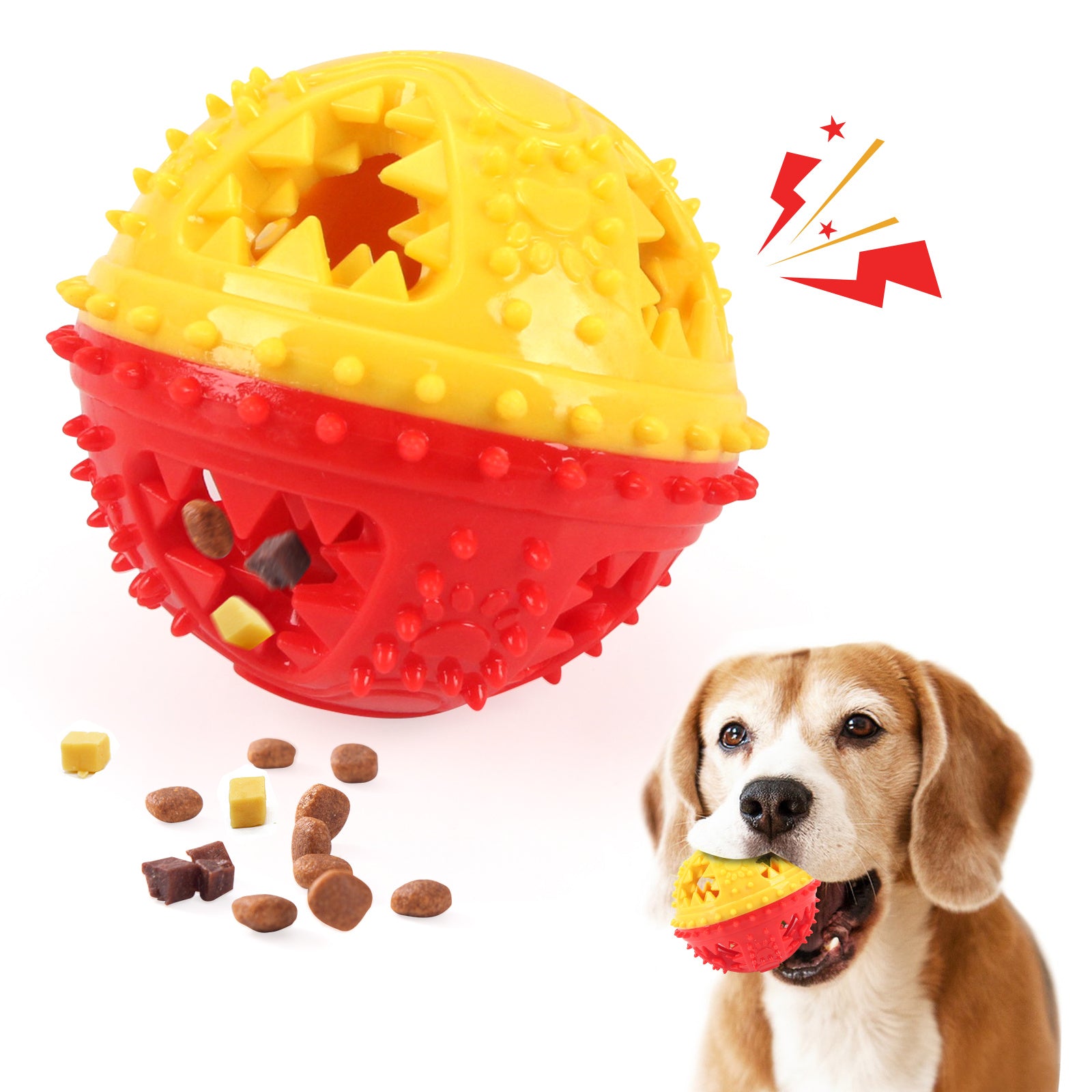Dog Chew Sound Ball for Teeth Cleaning