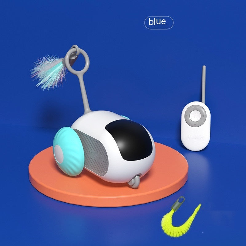 Smart Cat Toy Car with Remote Control and USB Charging