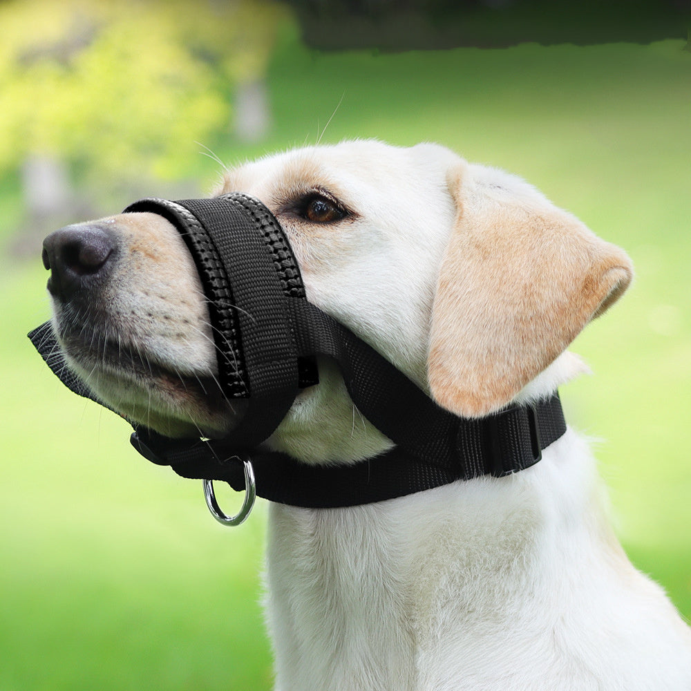 Breathable Nylon Dog Muzzle for Training and Anti-Bark