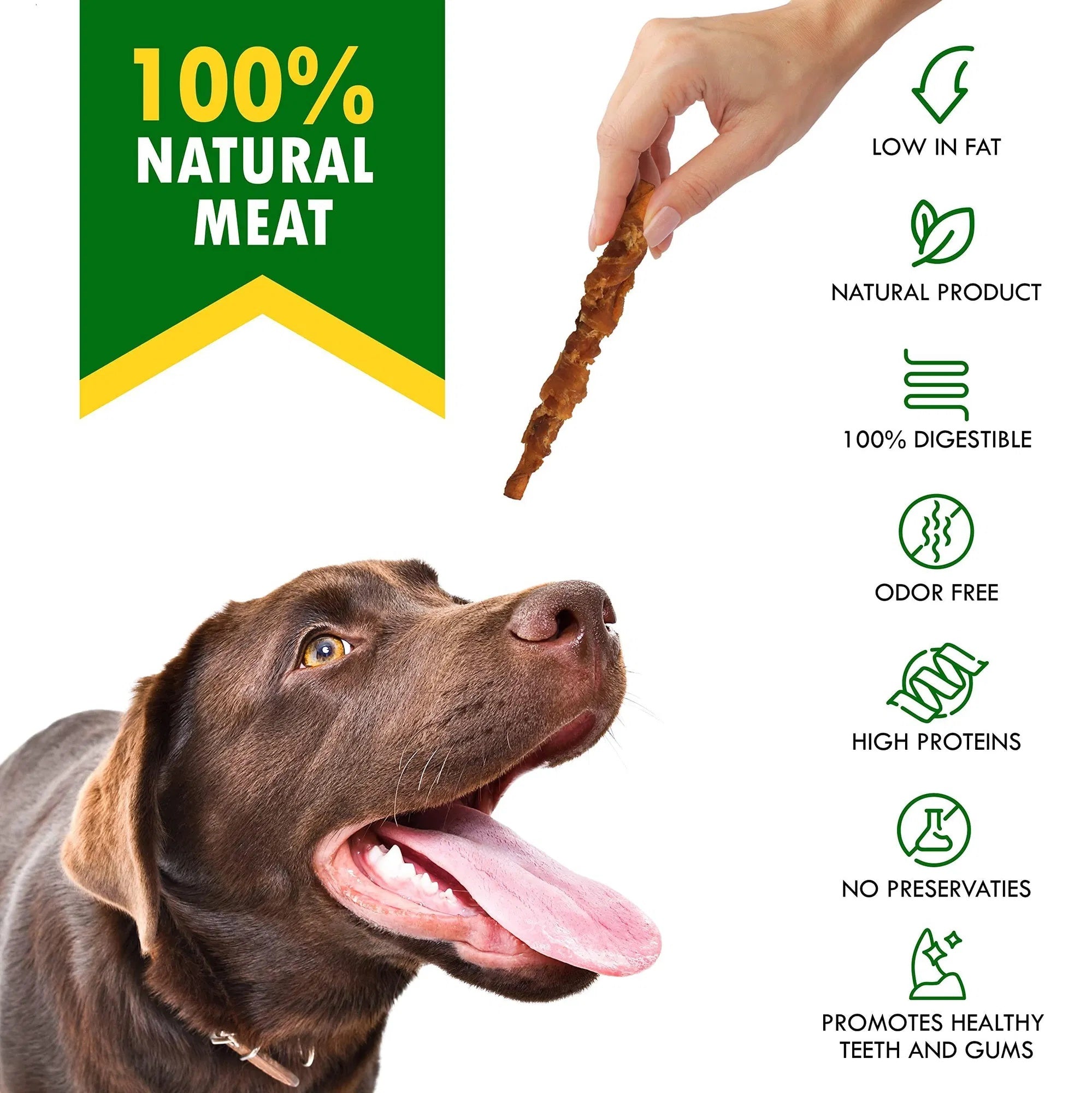 Organic Rawhide Chicken Sticks for Dogs – Grain-Free