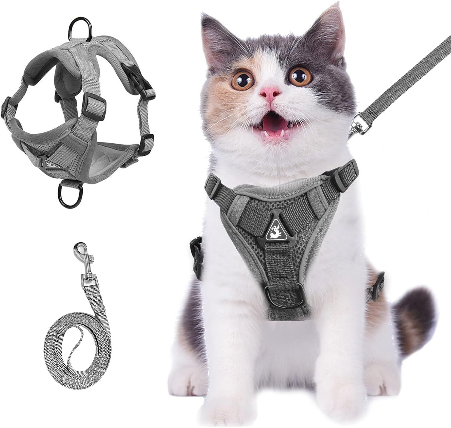 Anti-Escape Adjustable Cat Harness with Leash