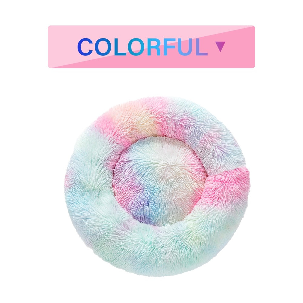 Soft Washable Donut Bed for Small and Large Dogs