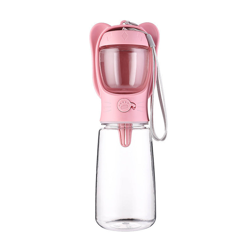 Leak-Proof Pet Water Bottle for Travel & Walks