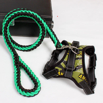 Nylon Dog Harness Vest for Medium and Large Dogs