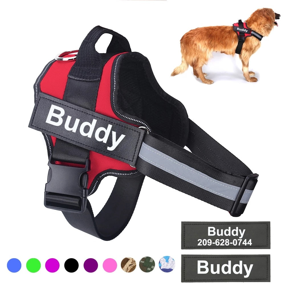 Reflective Adjustable Dog Harness for Small and Large Dogs