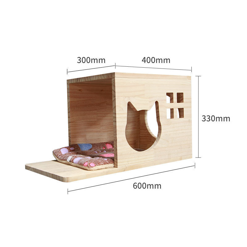 Wall-Mounted Cat Climbing Frame