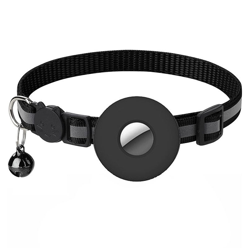 Dog and Cat Collar with Airtag and Reflective Strap