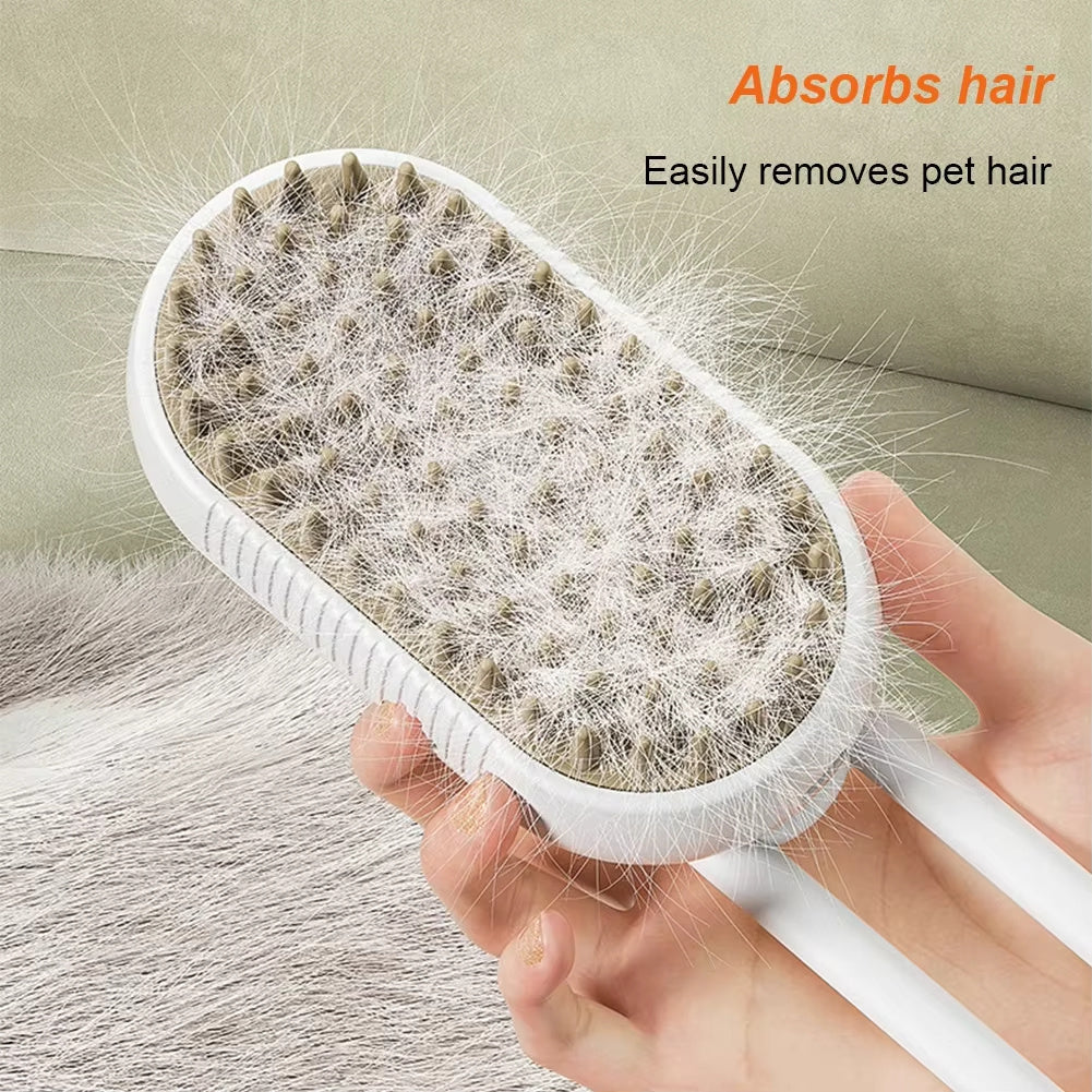 Tangled Hair Removal Steam Brush for Pets