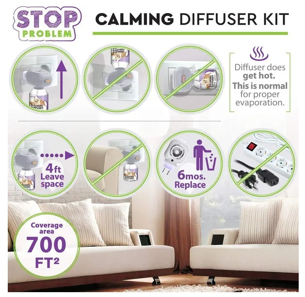 Cat Anxiety Diffuser – Peaceful Home for Pets
