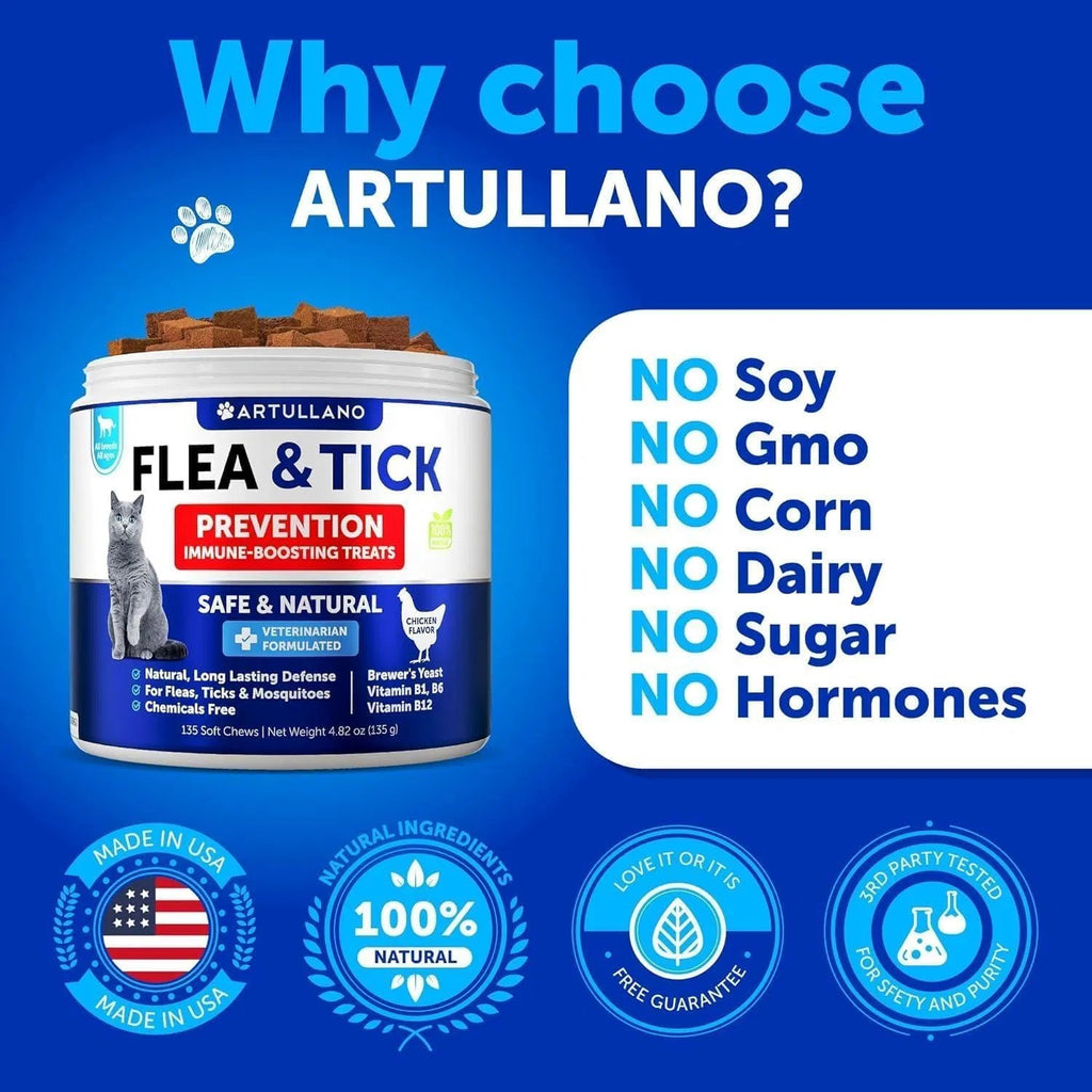 Natural Cat Flea Prevention and Coat Care