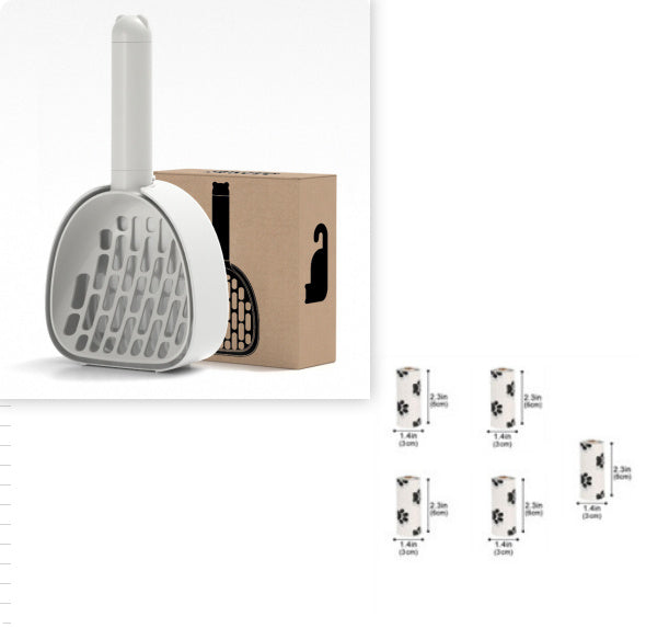 Durable Cat Litter Scoop with Holder