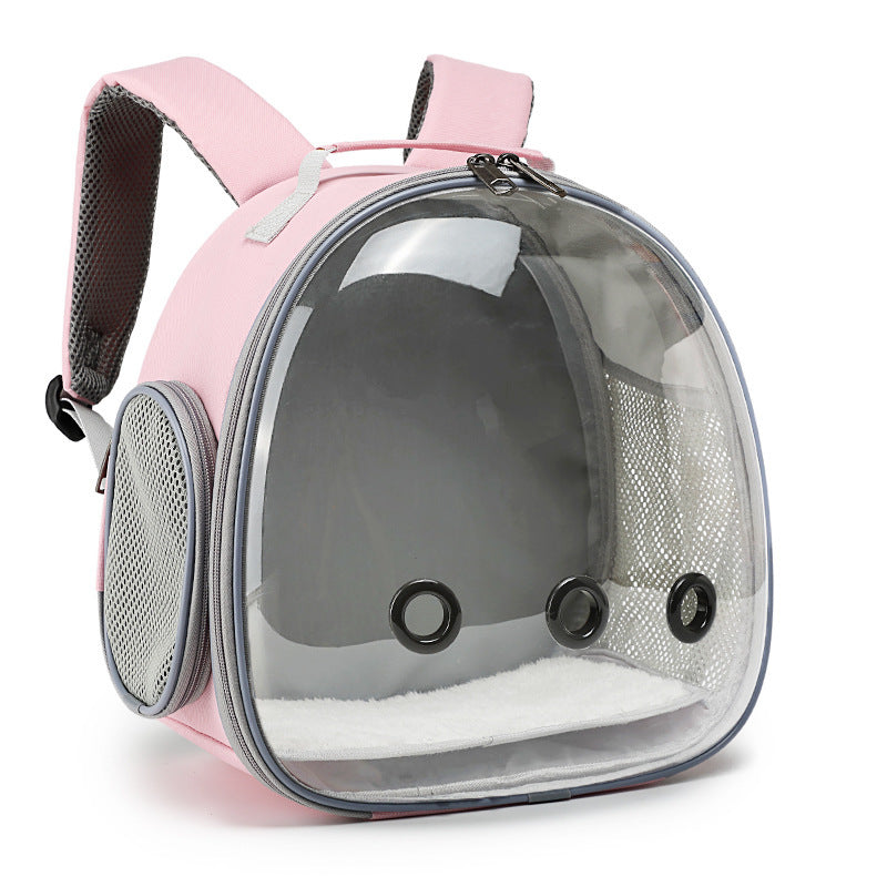 Transparent Pet Backpack, Small Animal Carrier