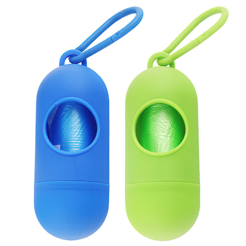 Dog Poop Bag Holder with Hook, Waste Bag Dispenser