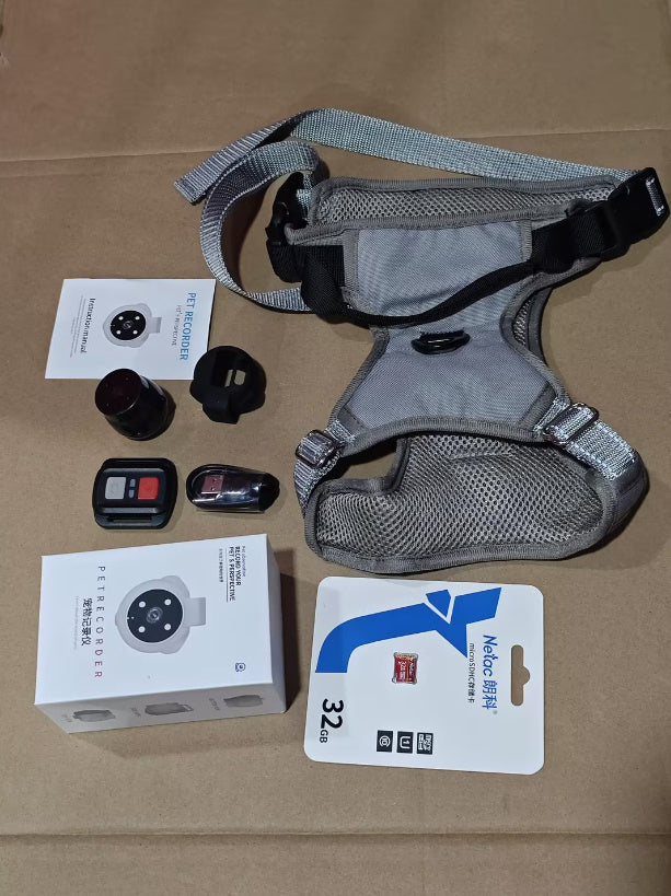 Pet Tracker Collar with HD Motion Camera for Dogs & Cats