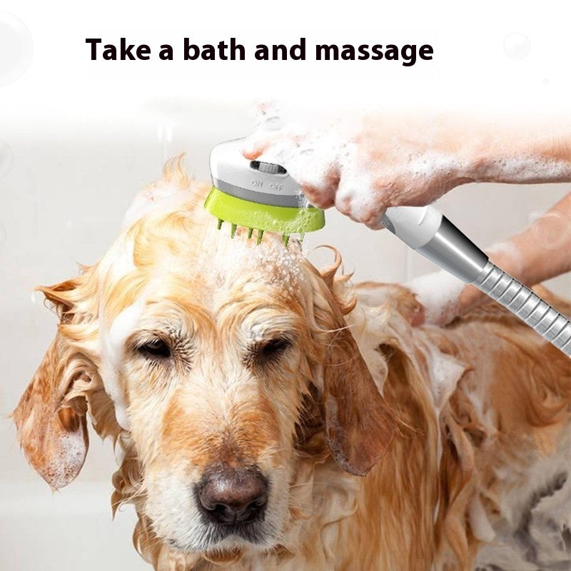 Dog Pet Shower Head Shower Head Massage Brush