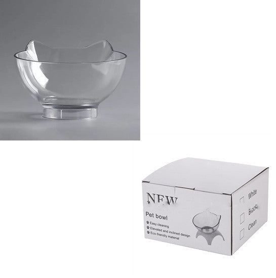 Ergonomic Raised Cat Feeder Protects Cervical Vertebrae
