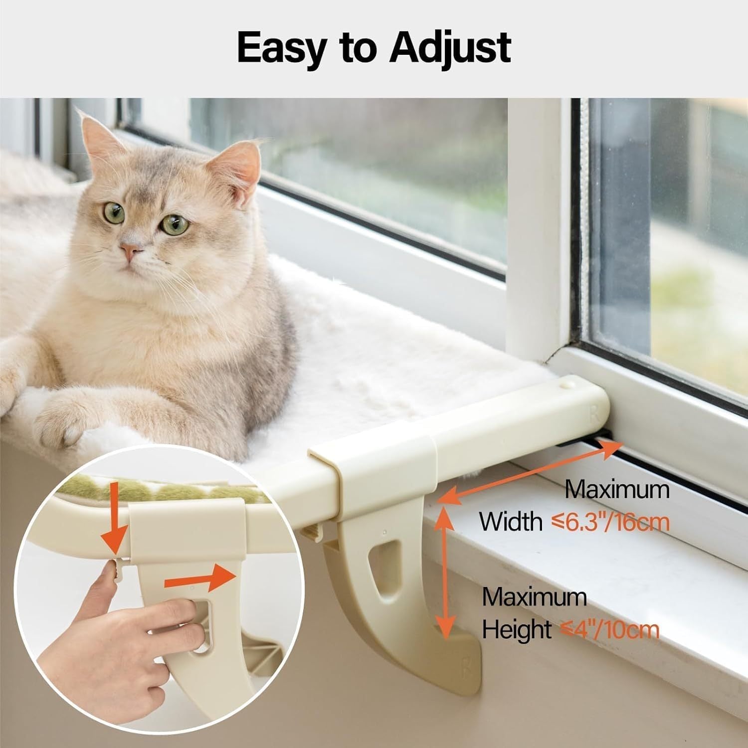 Window Hammock for Cats – Adjustable, Comfy, Cute