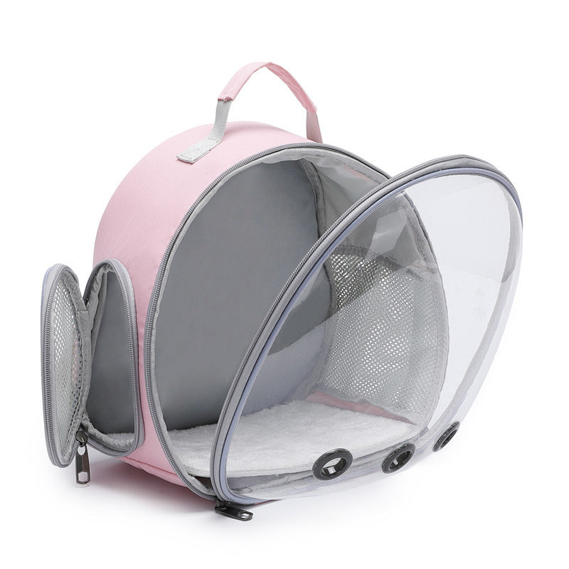 Transparent Pet Backpack, Small Animal Carrier