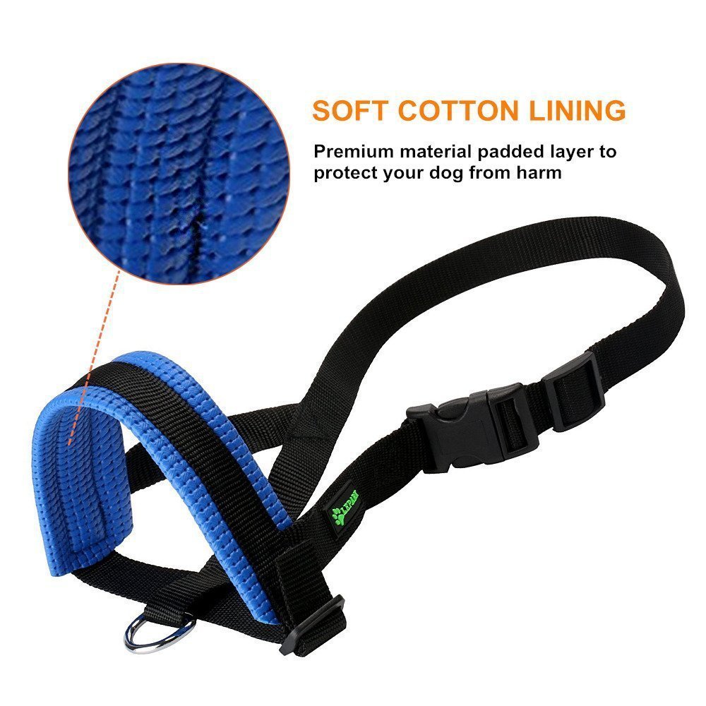 Breathable Nylon Dog Muzzle for Training and Anti-Bark