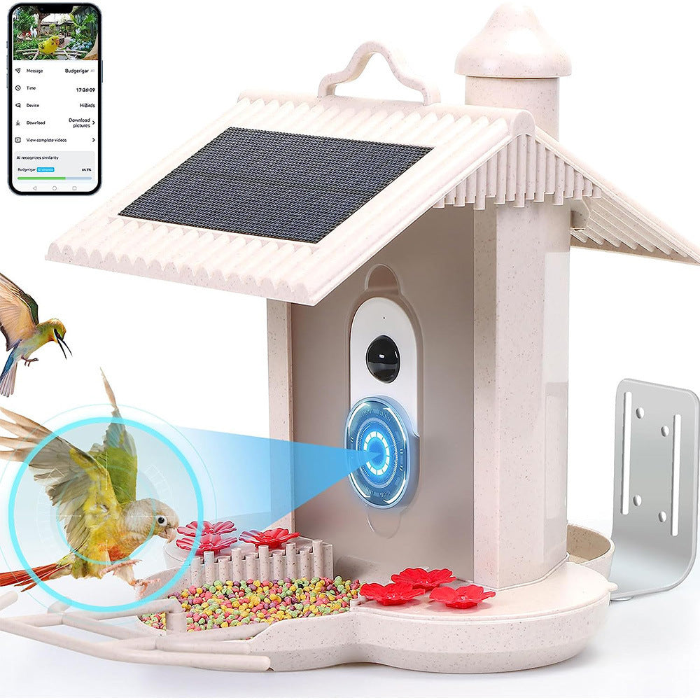 AI Bird Feeder with 160° Wide Angle Camera