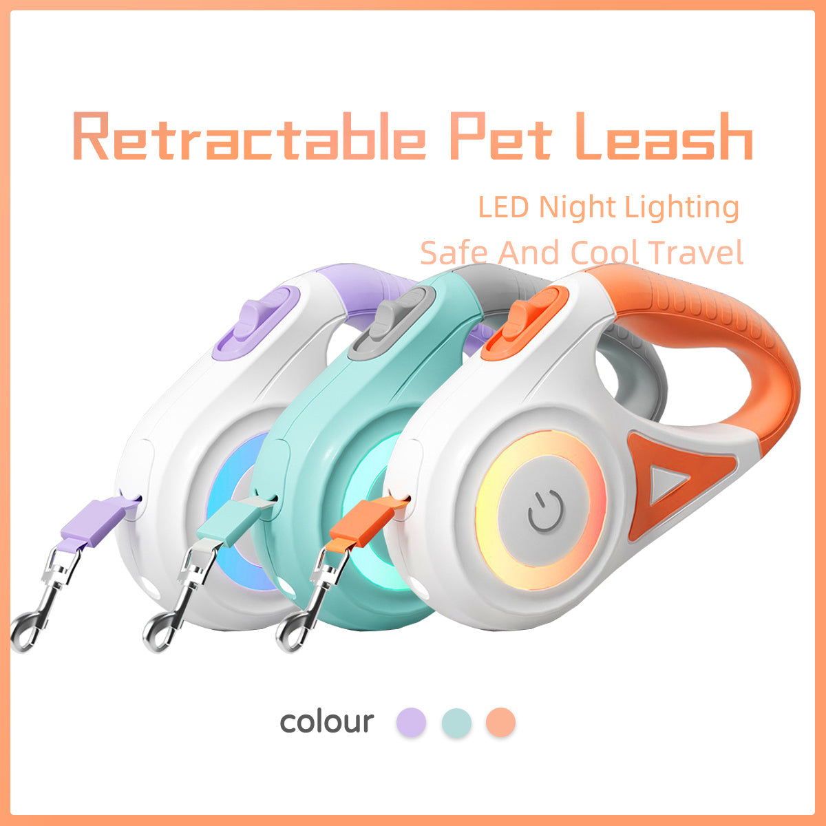 Automatic Pet Traction Rope for Small and Medium Dogs