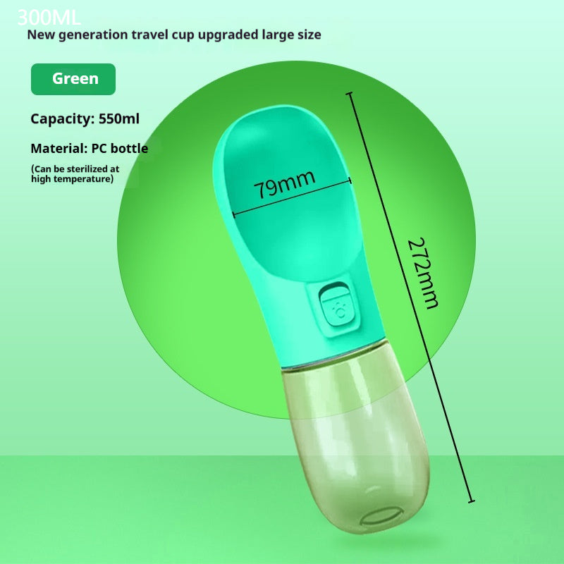 Travel-Friendly Water Bottle & Dog Bowl