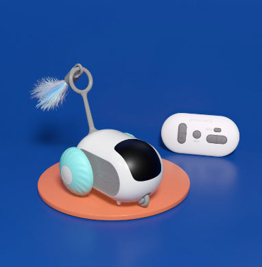 Smart Cat Toy Car with Remote Control and USB Charging