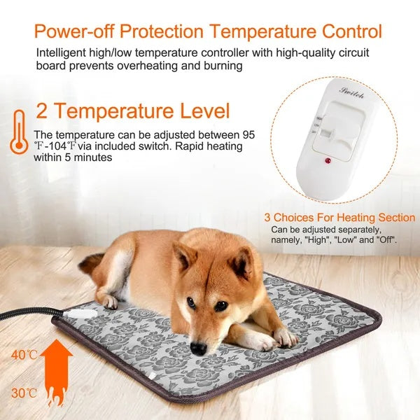 Electric Pet Heating Pad for Dogs and Cats