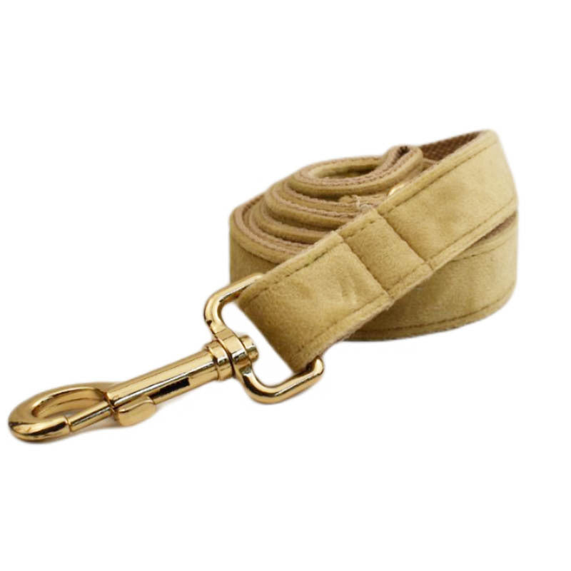 Velvet Fabric Dog Collar for Pets
