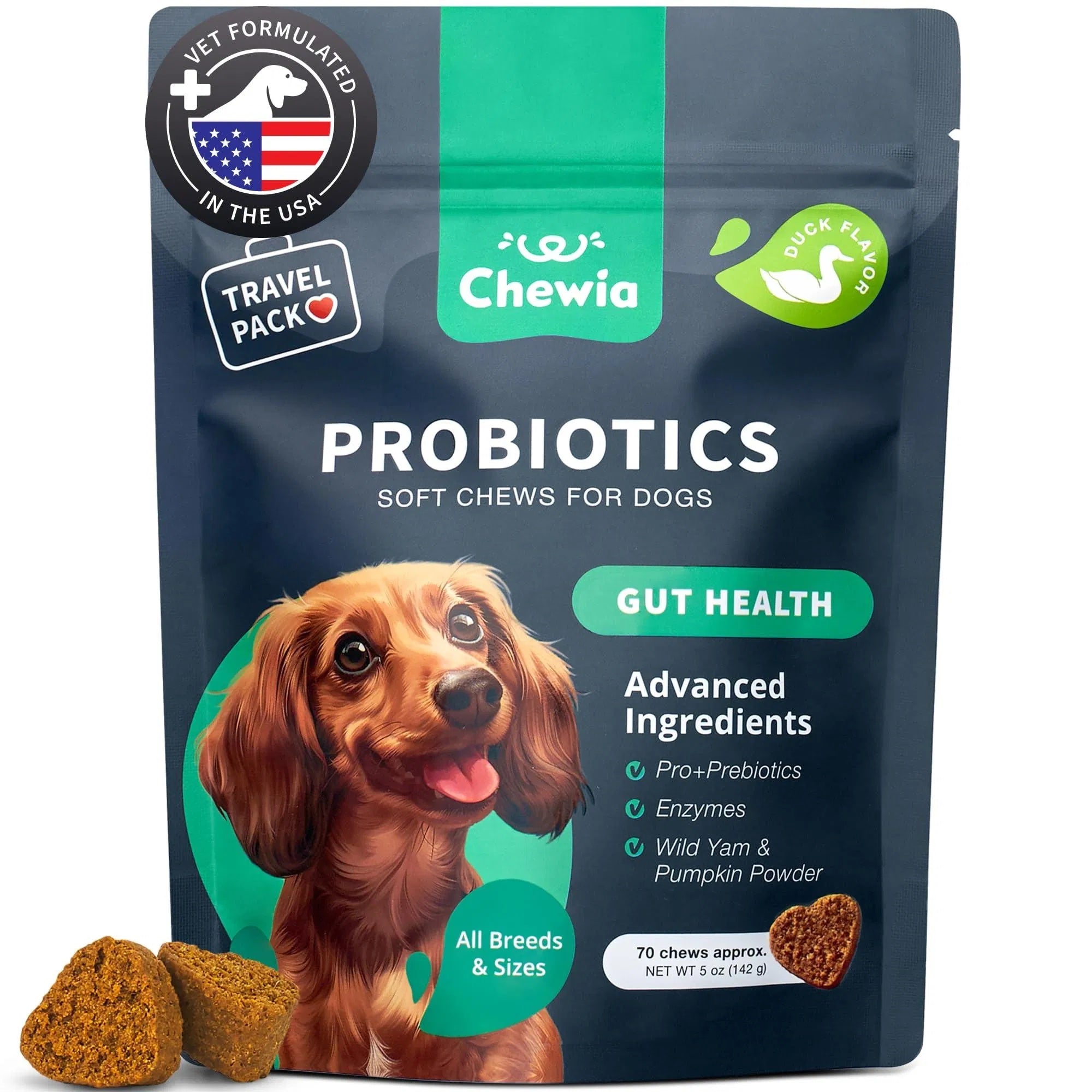Probiotic Chews for Dogs – Gut & Allergy Support