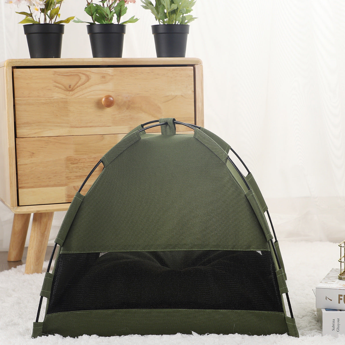 Dog and Cat Camping Bed with Cooling Pad
