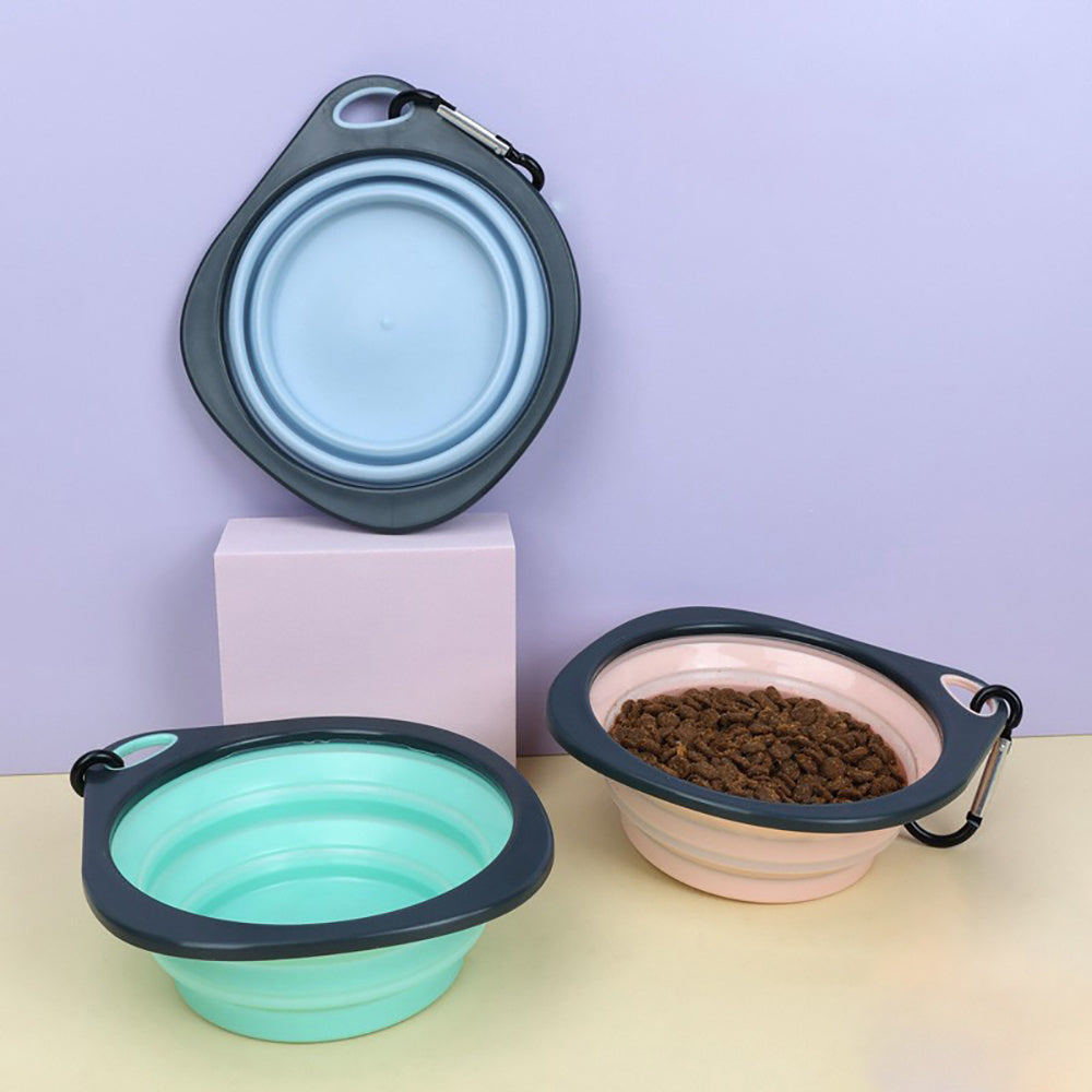 Collapsible Silicone Dog Travel Bowl