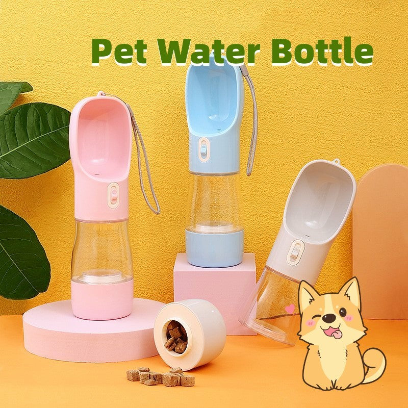 Travel-Friendly Water Bottle & Dog Bowl