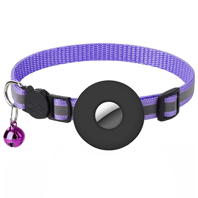 Dog and Cat Collar with Airtag and Reflective Strap