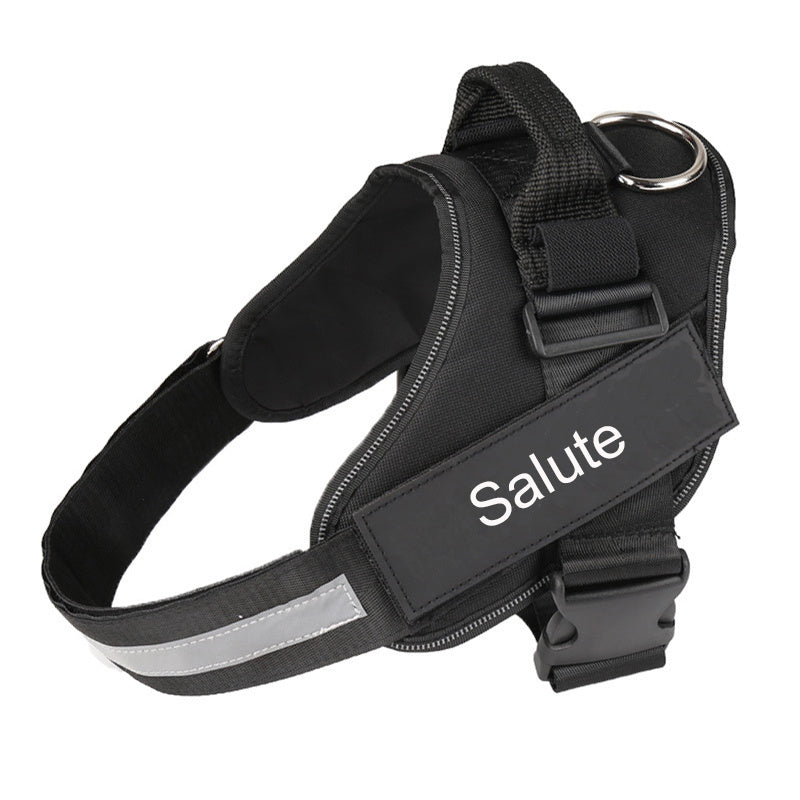 Custom Reflective No-Pull Dog Harness with Patch