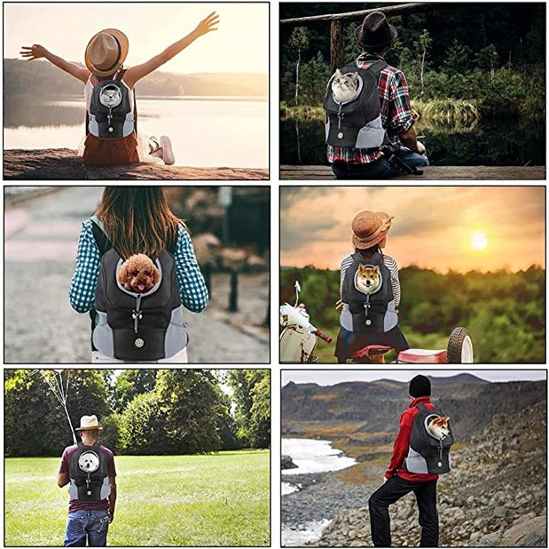 Dog Carrier Backpack, Portable Travel Bag for Pets
