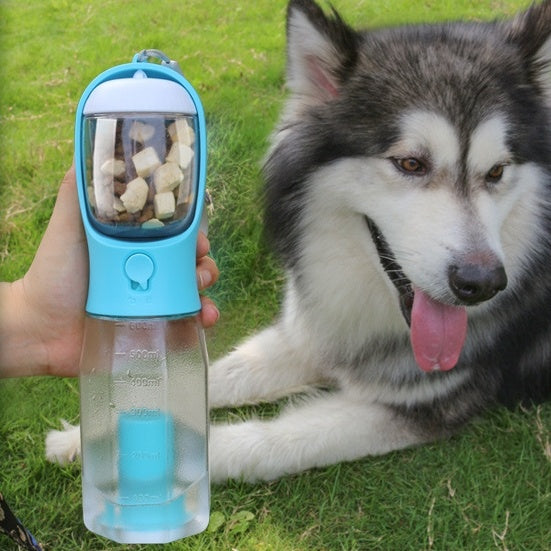 3-in-1 Portable Pet Water Bottle and Feeder