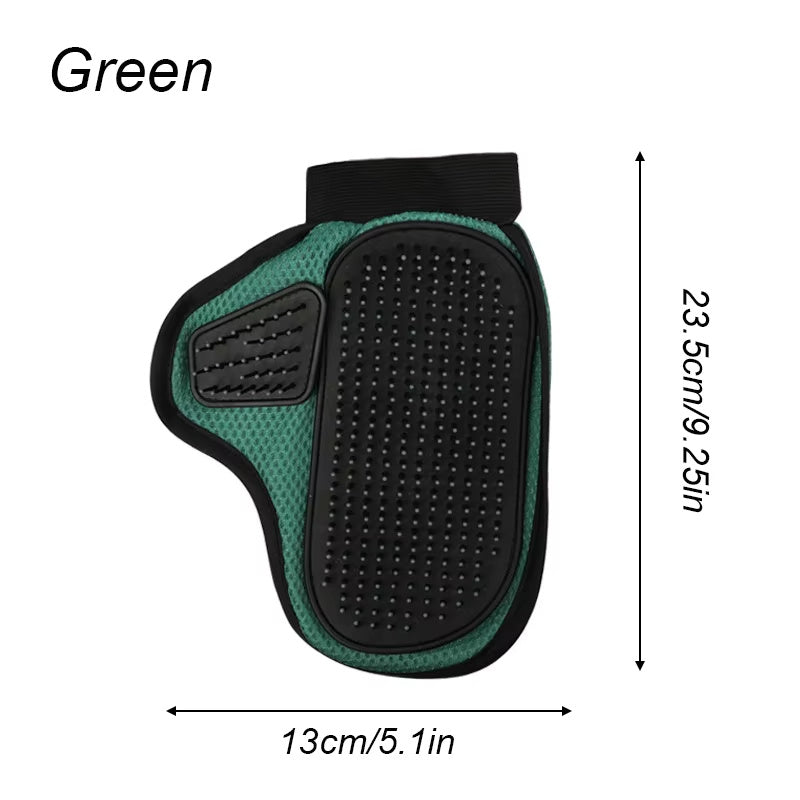 Pet Hair Removal Glove for Grooming & Bathing