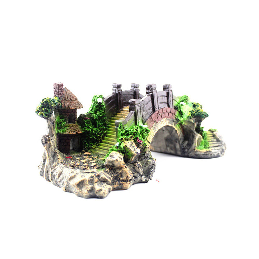 Resin Arch Bridge Aquarium Decoration