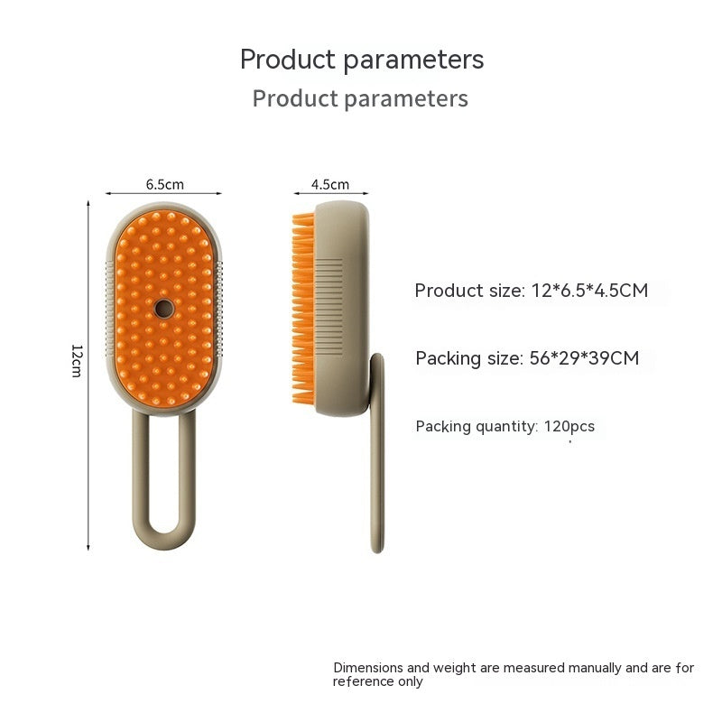 Electric Steam Brush for Pet Hair Cleaning