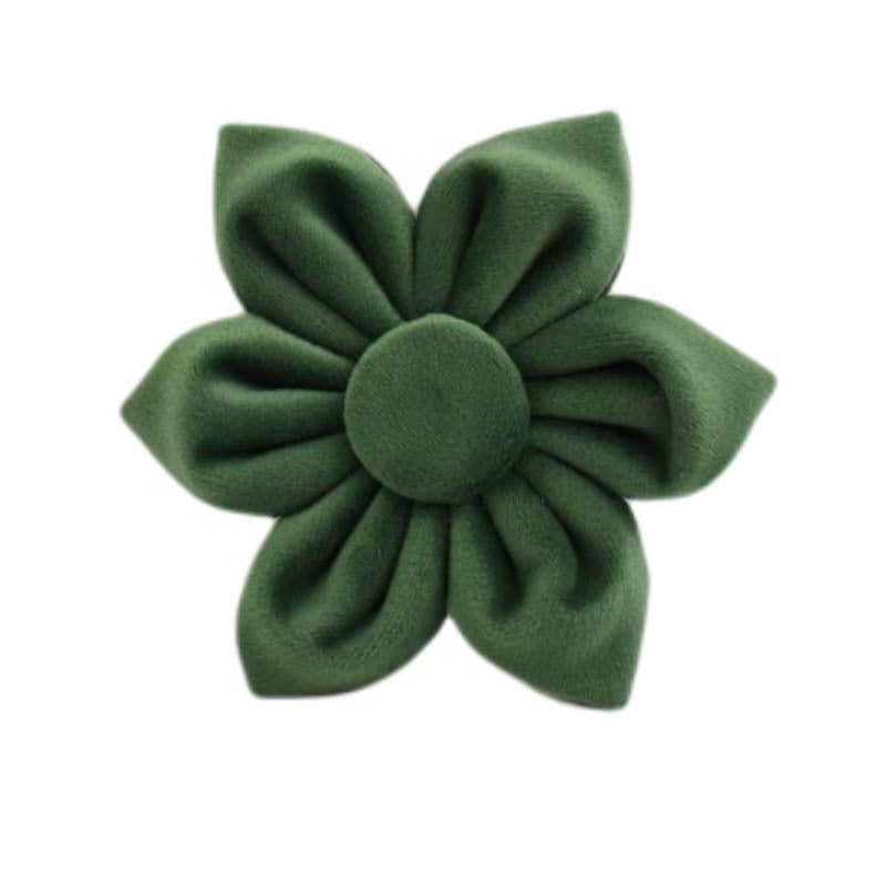 Velvet Fabric Dog Collar for Pets
