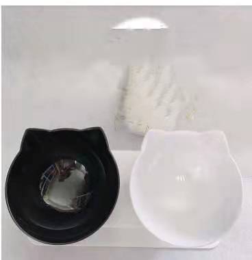 Ergonomic Raised Cat Feeder Protects Cervical Vertebrae